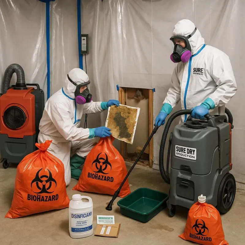 Contaminated Water Handling Protocols process in Grass Lake, MI